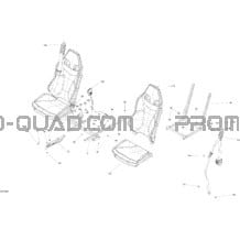 Siège pour Can-am Toutes les cylindrées 2019 Maverick Sport 1000 - BASE_DPS
