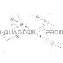 Entraînement Avant - HD8 pour Can-am Toutes les cylindrées 2019 Traxter MAX HD8
