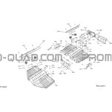 Habitacle - Excepté XT CAB - Plancher pour Can-am Toutes les cylindrées 2019 Traxter MAX HD8
