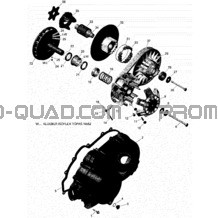 Poulie Menée pour Can-am Toutes les cylindrées 2019 Traxter HD5 - T1B Série