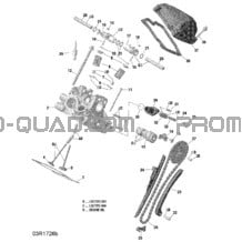 Culasse pour Can-am Toutes les cylindrées 2019 Traxter HD8 - T1B Série
