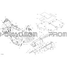Échappement - HD8 pour Can-am Toutes les cylindrées 2019 Traxter HD8 - T1B Série