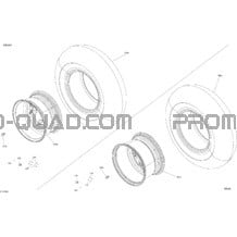 Wheels And Tires - HD10 - T1B - PRO pour Can-am Toutes les cylindrées 2019 Traxter HD10 - T1B Série