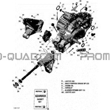 Boîte De Vitesses Et Composantes 420686754 pour Can-am Toutes les cylindrées 2019 Maverick Sport 1000R - DPS - T1B Série
