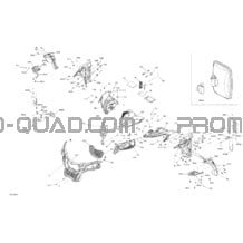 Body - 1000R - Red - Front Section pour Can-am Toutes les cylindrées 2019 Maverick Sport 1000R - DPS - T1B Série