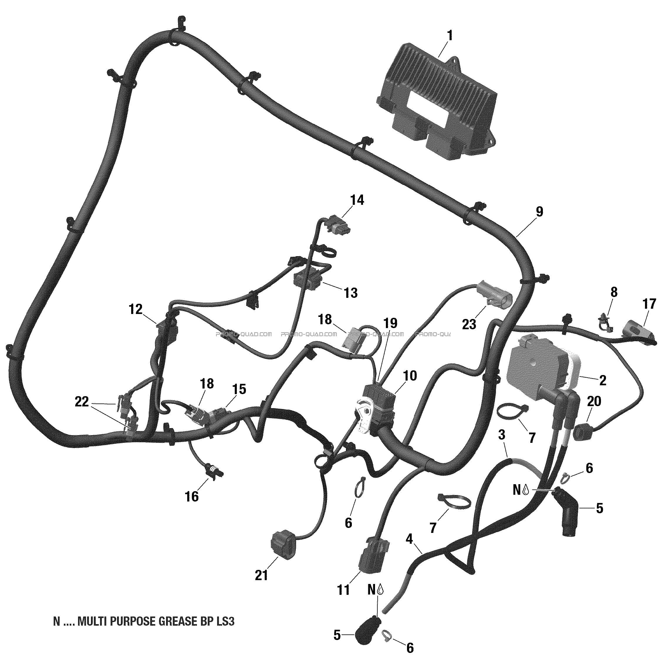 Câblage Moteur Et Module Électronique -  1010R  Can-am  2019 Toutes les cylindrées  Original parts OEMCâblage Moteur Et Module Électronique -  1010R  Can-am  2019 Toutes les cylindrées  Original parts OEM