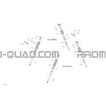 Amortisseurs  - XT pour Can-am Toutes les cylindrées 2019 Outlander 650 EFI - T3