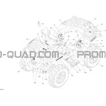 Décalques XT pour Can-am Toutes les cylindrées 2019 Outlander 650 EFI - T3