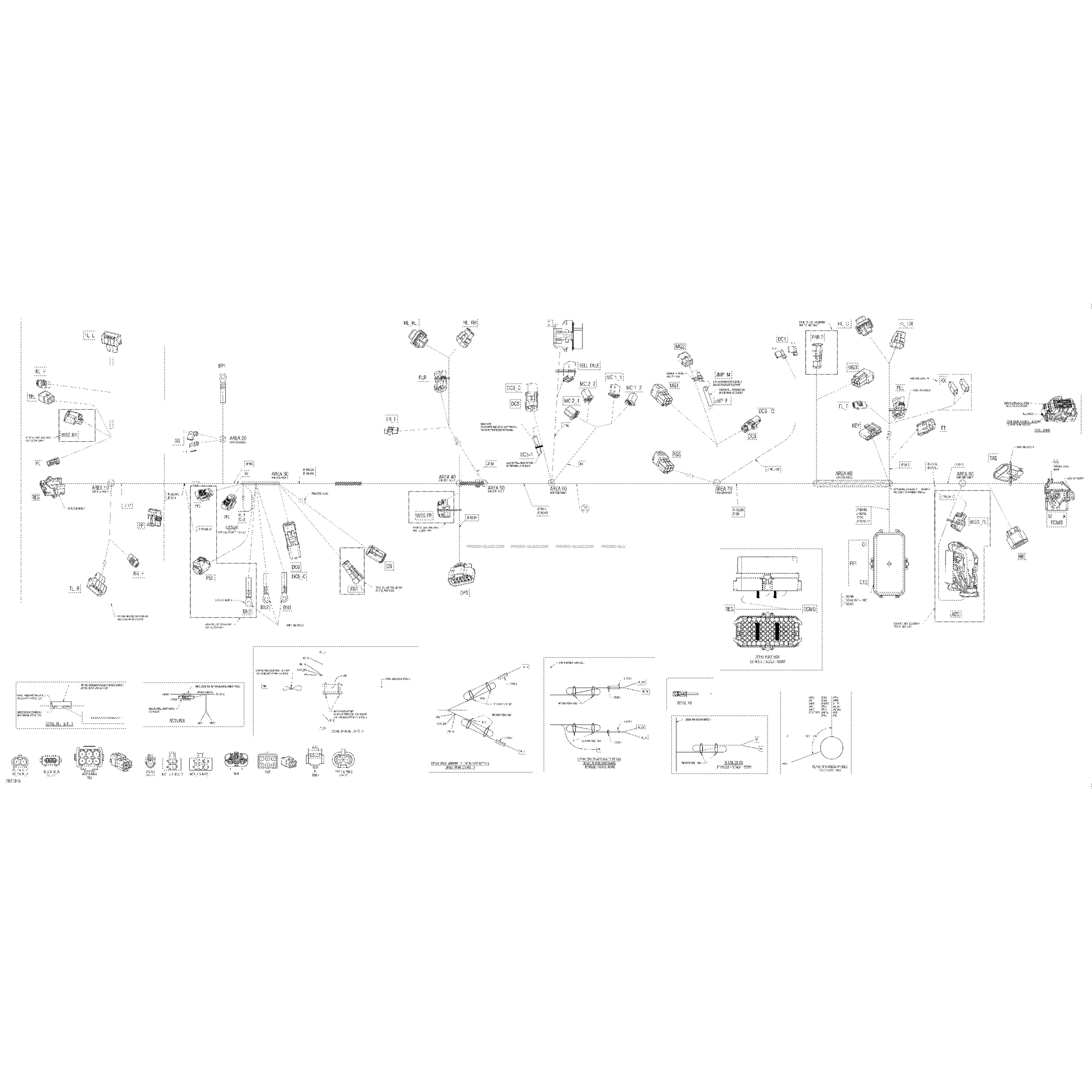 Câblage Principal 710006170 Sauf DPS  Can-am  2019 Toutes les cylindrées  pièces OEMCâblage Principal 710006170 Sauf DPS  Can-am  2019 Toutes les cylindrées  pièces OEM
