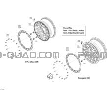 Roues - XTP pour Can-am Toutes les cylindrées 2019 Outlander MAX 1000 EFI - T3