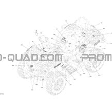 Décalques Sauf XMR pour Can-am Toutes les cylindrées 2019 Outlander MAX 1000 EFI - T3