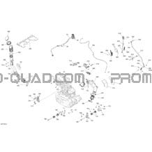 Moteur 6X6 - 650 EFI pour Can-am Toutes les cylindrées 2019 Outlander 6X6 - 650 EFI - T3