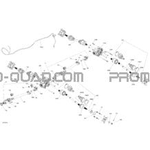 Entraînement Arrière 6X6 pour Can-am Toutes les cylindrées 2019 Outlander 6X6 - 650 EFI - T3