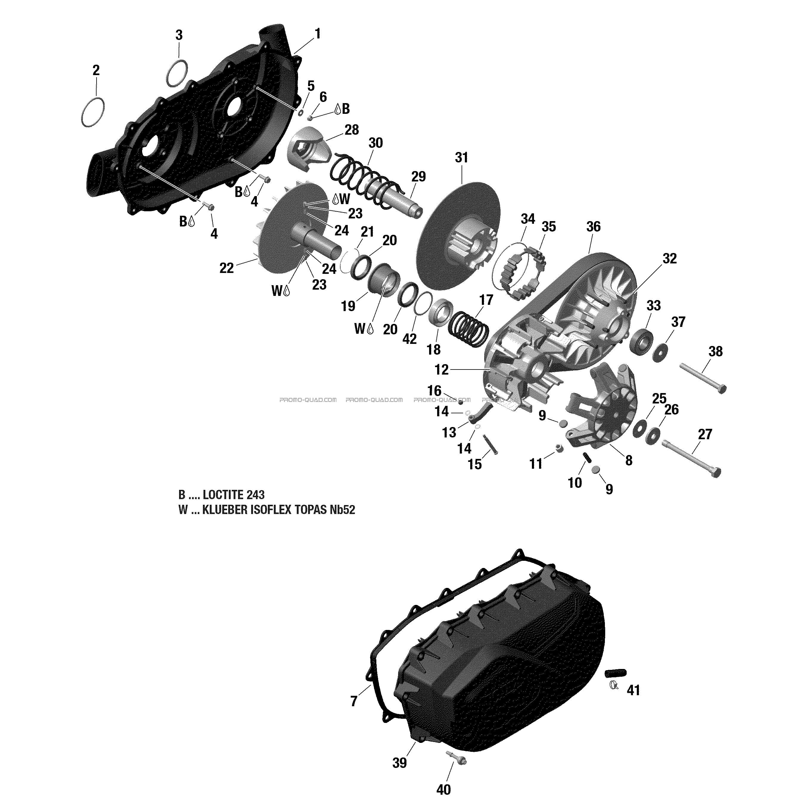 Transmission Version 2  Can-am  2019 Toutes les cylindrées  Original parts OEMTransmission Version 2  Can-am  2019 Toutes les cylindrées  Original parts OEM