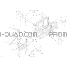 Châssis 6X6 - Partie Arrière 2 pour Can-am Toutes les cylindrées 2019 Outlander 6X6 - 1000 EFI - T3