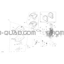 Siège - 450 EFI & 570 EFI MAX pour Can-am Toutes les cylindrées 2019 Outlander MAX 6X6 - 450 EFI - T3