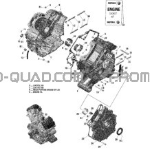Carter pour Can-am Toutes les cylindrées 2019 Outlander MAX 6X6 - 1000 EFI - T3