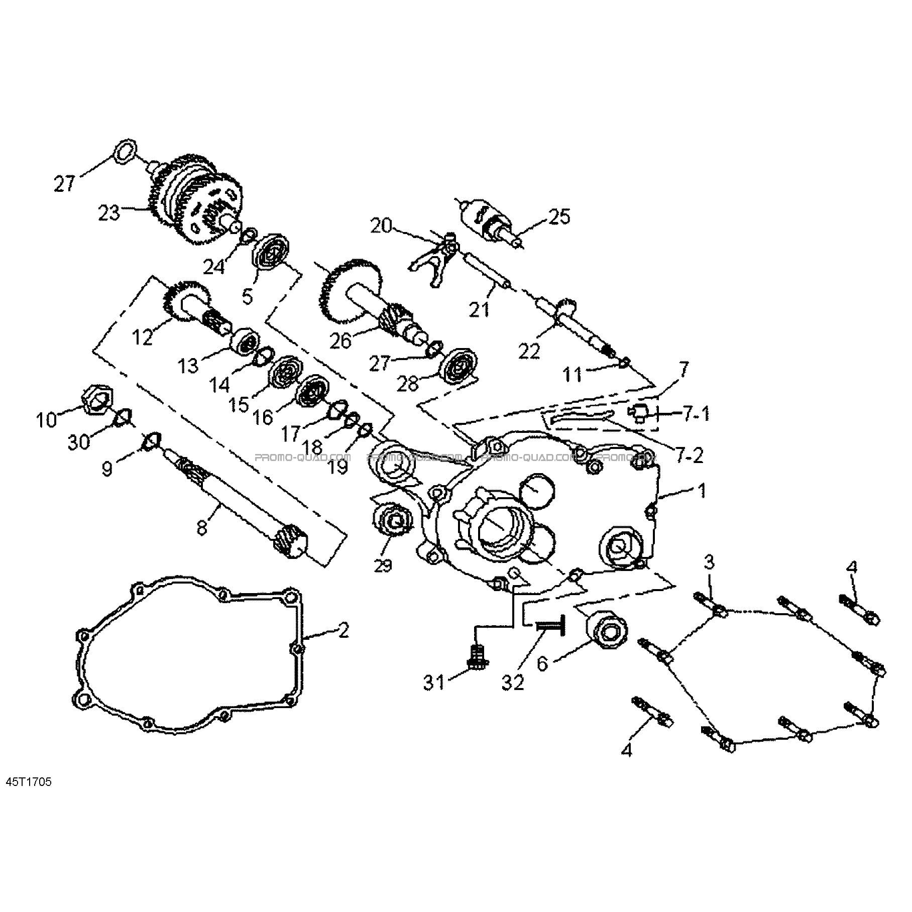 Boîte De Vitesses  Can-am  2019 Toutes les cylindrées  Original parts OEMBoîte De Vitesses  Can-am  2019 Toutes les cylindrées  Original parts OEM