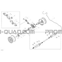Entraînement Arrière - Pièces Communes pour Can-am Toutes les cylindrées 2020 Renegade 1000R EFI - XXC