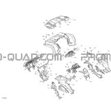 Body - Front Section - PRO pour Can-am Toutes les cylindrées 2020 Outlander T 570 EFI - STD_DPS_PRO - T Regulation