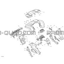 Body - Front Section - STD - DPS pour Can-am Toutes les cylindrées 2020 Outlander T 570 EFI - STD_DPS_PRO - T Regulation