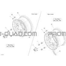 Wheels - PRO pour Can-am Toutes les cylindrées 2020 Outlander T 570 EFI - PRO+ - T Regulation