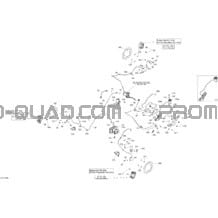 Freins pour Can-am Toutes les cylindrées 2020 Outlander T MAX 450 EFI - DPS - T Regulation