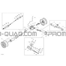 Entraînement Avant pour Can-am Toutes les cylindrées 2020 Outlander T MAX 450 EFI - DPS - T Regulation