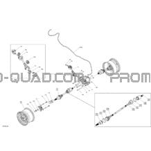 Entraînement Arrière - Base - DPS pour Can-am Toutes les cylindrées 2020 Outlander T MAX 450 EFI - DPS - T Regulation