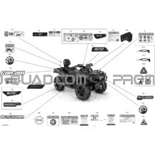 Décalques - XT pour Can-am Toutes les cylindrées 2020 Outlander T MAX 570 EFI - DPS_XT - T Regulation