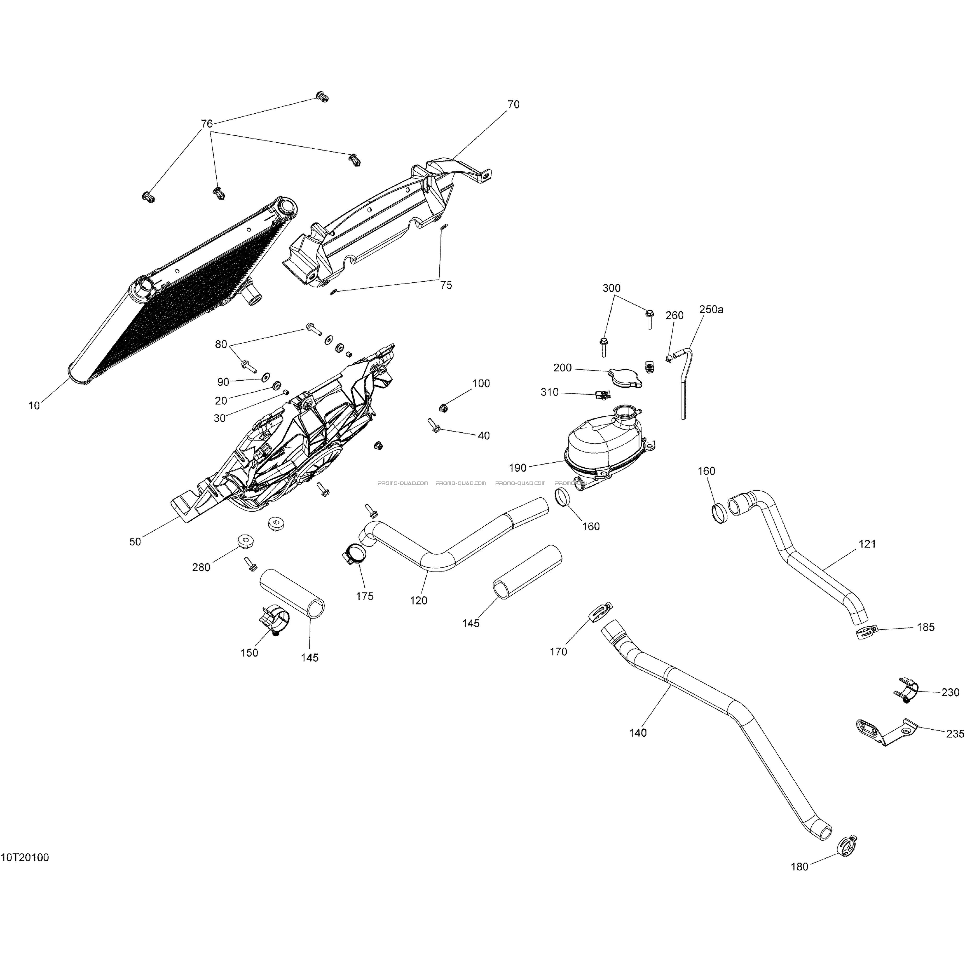 Refroidissement - Système  Can-am  2020 Toutes les cylindrées  Original parts OEMRefroidissement - Système  Can-am  2020 Toutes les cylindrées  Original parts OEM