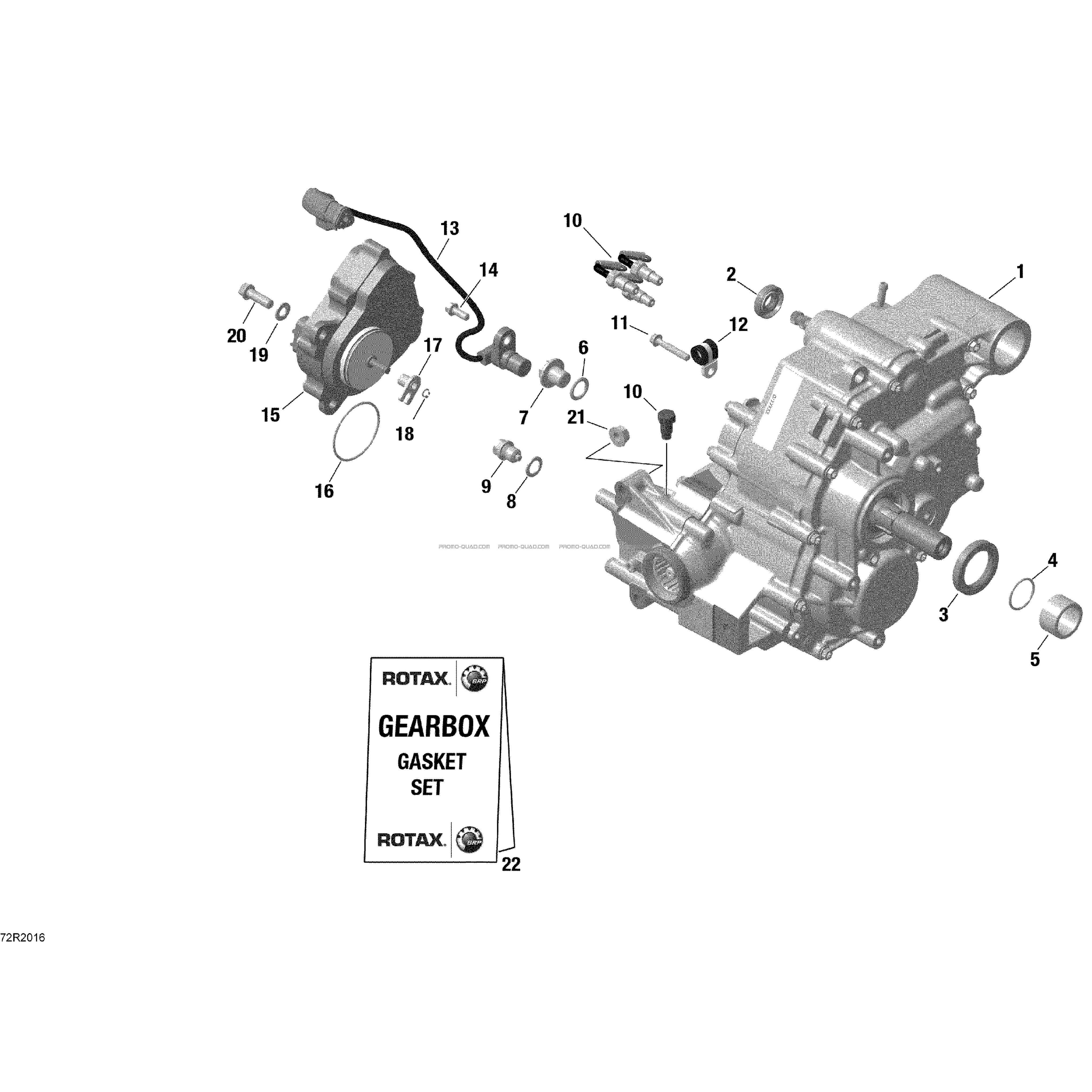 Gear Box And Components 420686216 - XT Package  Can-am  2020 Toutes les cylindrées  Original parts OEMGear Box And Components 420686216 - XT Package  Can-am  2020 Toutes les cylindrées  Original parts OEM