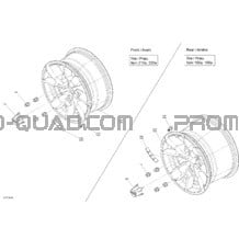 Roues - XT pour Can-am Toutes les cylindrées 2020 Outlander T 650 EFI - T Regulation