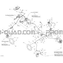 Freins pour Can-am Toutes les cylindrées 2020 Outlander T 6X6 - 450 EFI - T Regulation