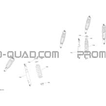 Amortisseurs pour Can-am Toutes les cylindrées 2020 Outlander T 6X6 - 450 EFI - T Regulation