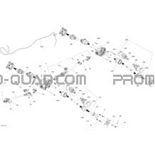 Entraînement Arrière - Base - DPS pour Can-am Toutes les cylindrées 2020 Outlander T 6X6 - 450 EFI - T Regulation