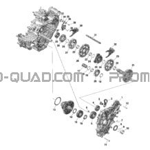 Boîte De Vitesses 2 - 420686563 pour Can-am Toutes les cylindrées 2020 Outlander T 6X6 - 650 EFI - T Regulation