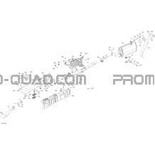 Échappement pour Can-am Toutes les cylindrées 2020 Outlander T 6X6 - 1000 EFI - T Regulation