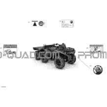 Décalques pour Can-am Toutes les cylindrées 2020 Outlander T MAX 6X6 - 450 EFI - T Regulation