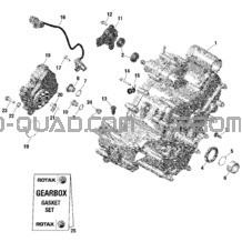 Boîte De Vitesses Et Composantes 420686563 pour Can-am Toutes les cylindrées 2020 Outlander T MAX 6X6 - 650 EFI - T Regulation