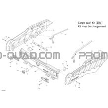 Cargo - Kit Cargo Wall pour Can-am Toutes les cylindrées 2020 Outlander T MAX 6X6 - 1000 EFI - T Regulation