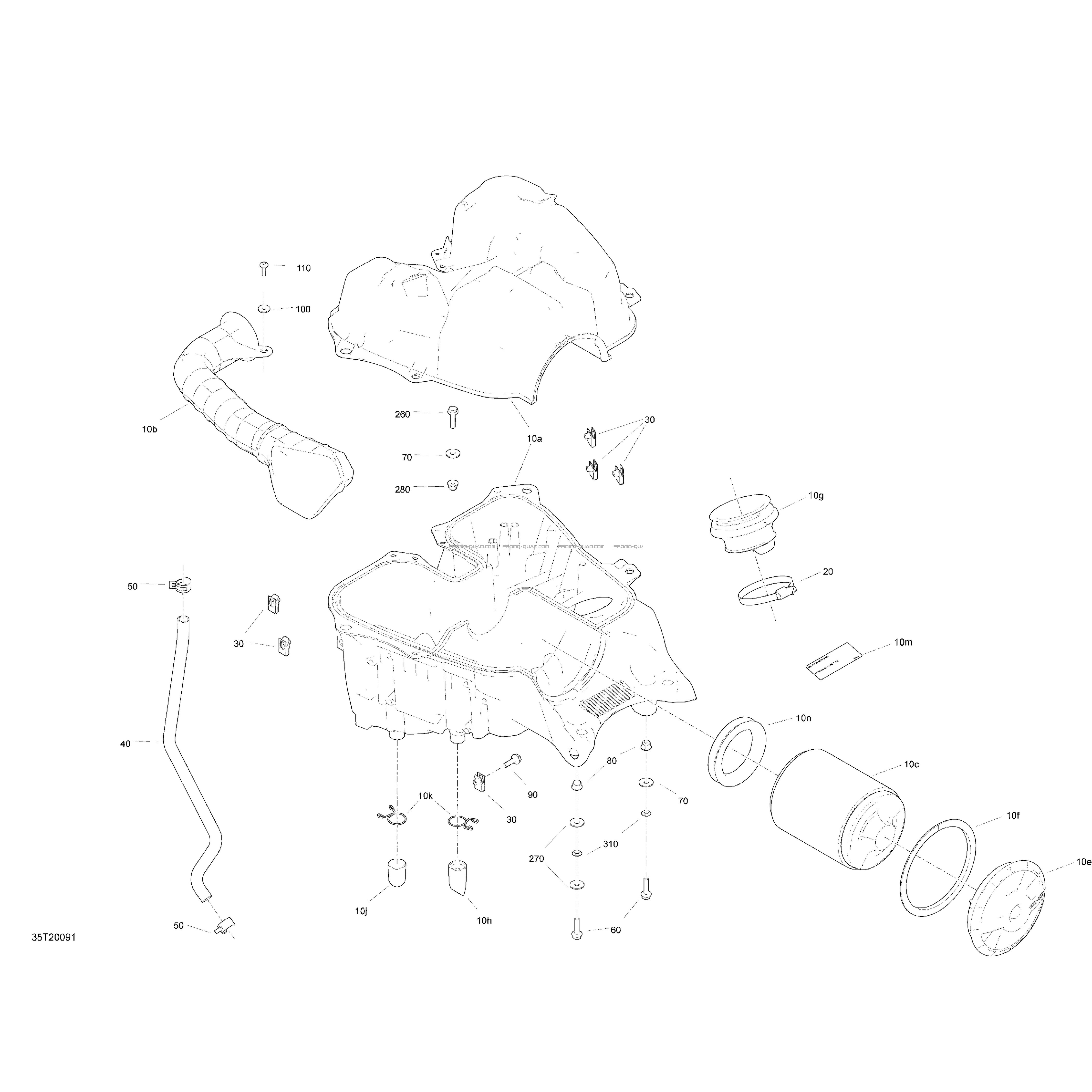 Admission Air  Can-am  2020 Toutes les cylindrées  pièces OEMAdmission Air  Can-am  2020 Toutes les cylindrées  pièces OEM