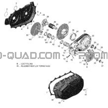 Poulie Menée pour Can-am Toutes les cylindrées 2020 Renegade T 650 EFI - T Regulation