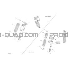 Amortisseurs - XXC pour Can-am Toutes les cylindrées 2020 Renegade T 650 EFI - T Regulation