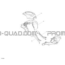 Ensemble Ailes - Noir pour Can-am Toutes les cylindrées 2020 Renegade T 650 EFI - T Regulation