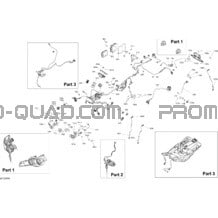 Système Électrique - Section Principale pour Can-am Toutes les cylindrées 2020 Renegade T 650 EFI - T Regulation