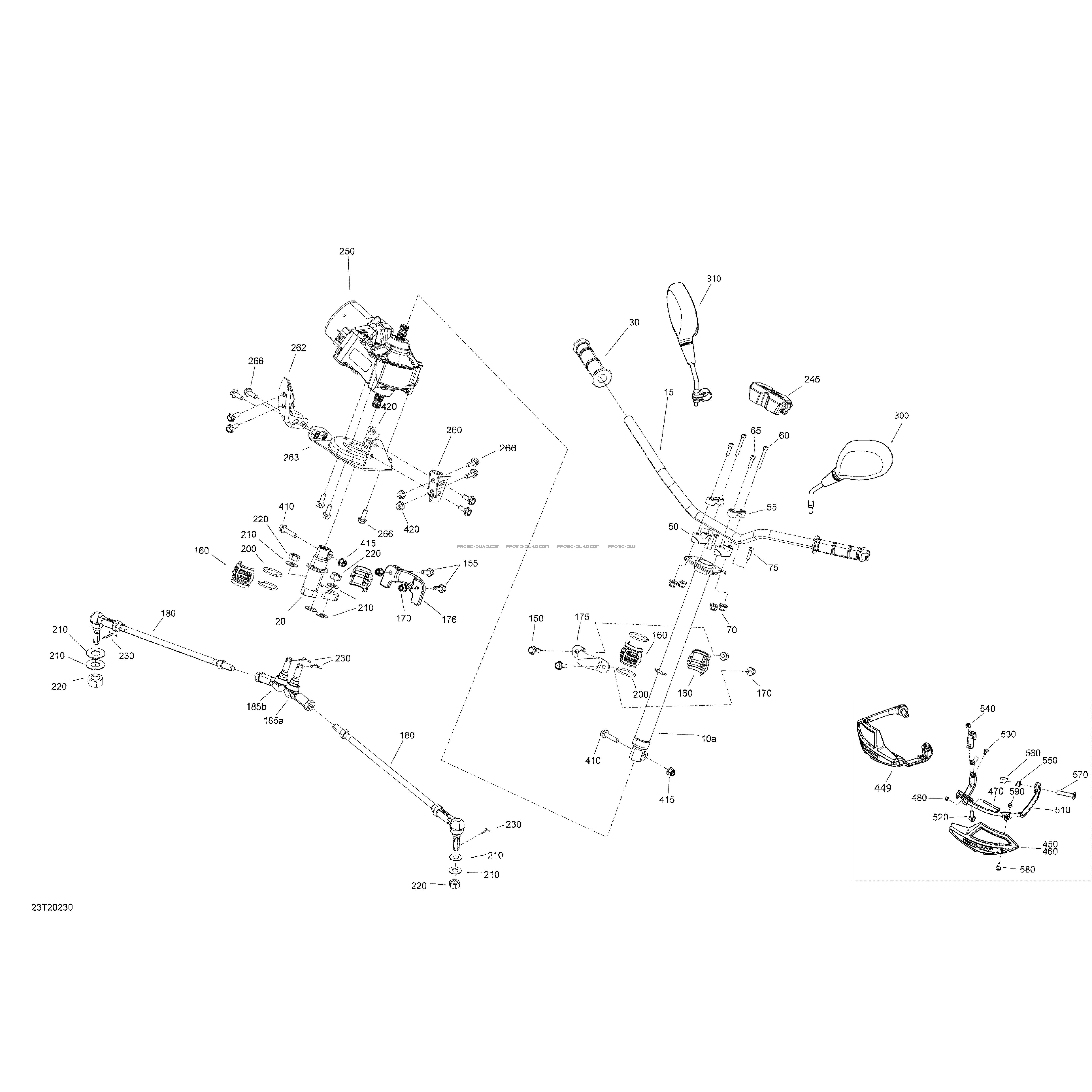 Direction  Can-am  2020 Toutes les cylindrées  pièces OEMDirection  Can-am  2020 Toutes les cylindrées  pièces OEM