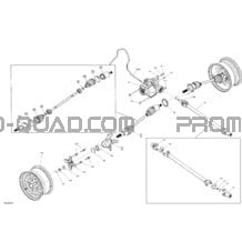 Entraînement Avant pour Can-am Toutes les cylindrées 2020 Commander 1000R EFI