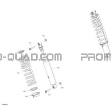 Amortisseur Arrière - DPS pour Can-am Toutes les cylindrées 2020 Commander 1000R EFI