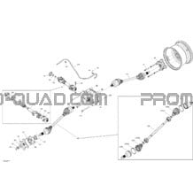 Entraînement Arrière - Base - DPS pour Can-am Toutes les cylindrées 2020 Commander 1000R EFI